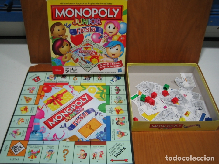 Juegos de mesa: Juego Monopoly Junior. No est&aacute; completo - Foto 2
