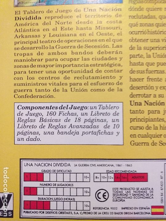 Juegos de mesa: UNA NACI&Oacute;N DIVIDIDA - Foto 3
