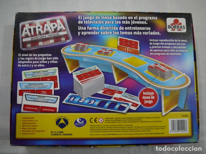Juegos de mesa: ATRAPA EDICI&Oacute;N NI&Ntilde;OS - BORR&Aacute;S - Foto 2