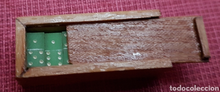 Juegos de mesa: Minusculo antiguo domin&oacute; - Foto 3