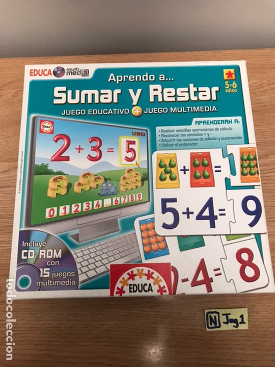 Juegos de mesa: APRENDIENDO A SUMAR Y RESTAR (juego de mesa) - Foto 1