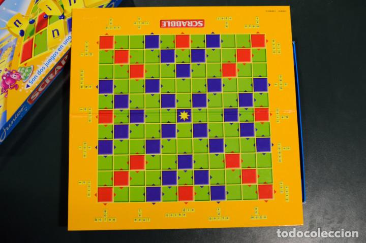 Juegos de mesa: Scrabble. Junior. Dos juegos en uno. MATTEL - Foto 2