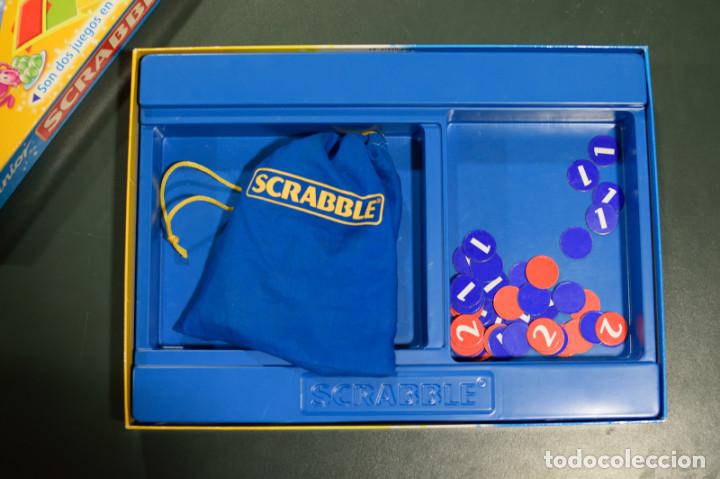 Juegos de mesa: Scrabble. Junior. Dos juegos en uno. MATTEL - Foto 4