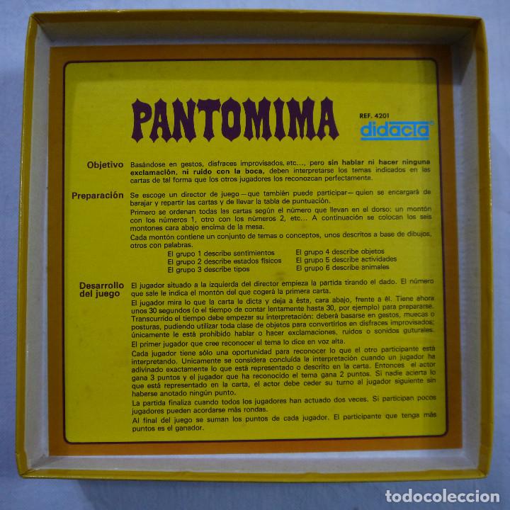 Juegos de mesa: PANTOMIMA - DIDACTA - Foto 2