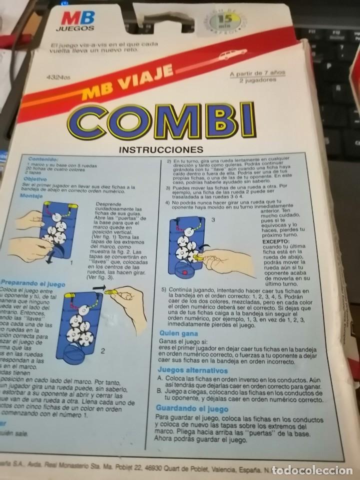 Juegos de mesa: Juego de mesa combi antiguo MB - Foto 2