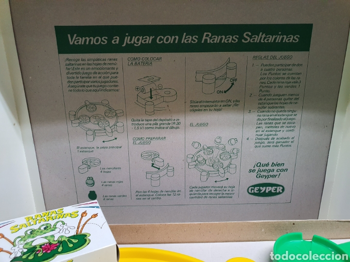 Juegos de mesa: Ranas saltarinas de geyper, completo nunca jugado. - Foto 4