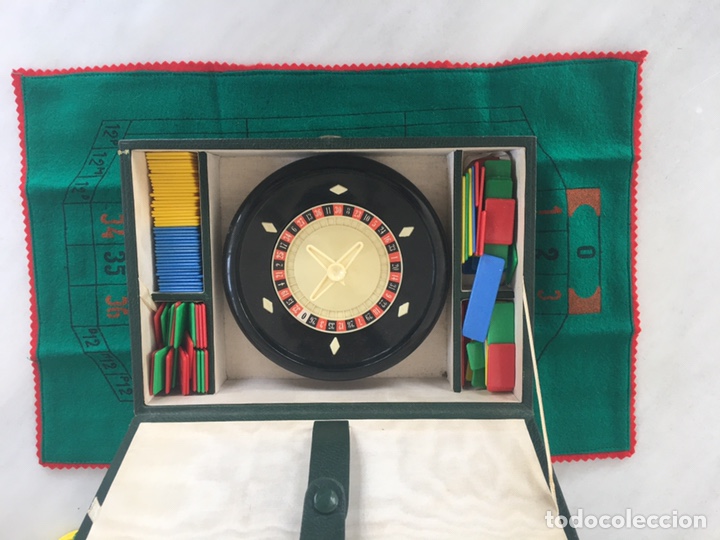 Juegos de mesa: Estuche piel juego ruleta - Foto 1