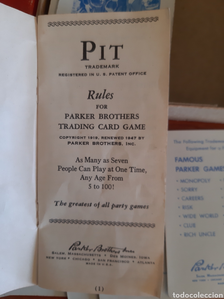 Juegos de mesa: PARKER Antiguo juego de mesa PIT - Foto 4