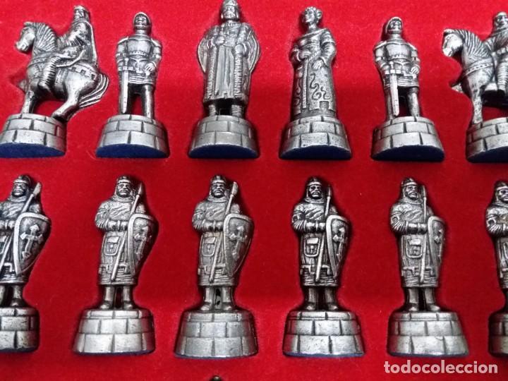 Juegos de mesa: FIGURAS AJEDREZ EN METAL - Foto 3