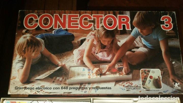 Juegos de mesa: CONECTOR 3 JUEGO DE MESA BORRAS FUNCIONANDO - Foto 1