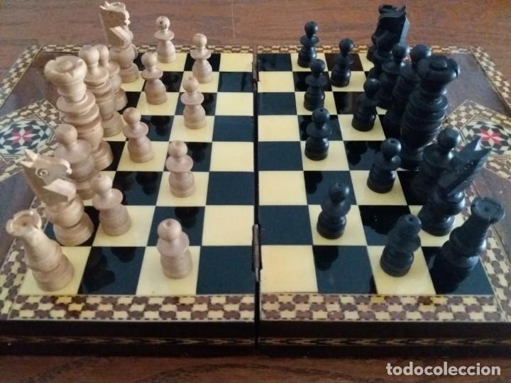 Juegos de mesa: CAJA MARQUETER&Iacute;A AJEDREZ MADERA - Foto 2