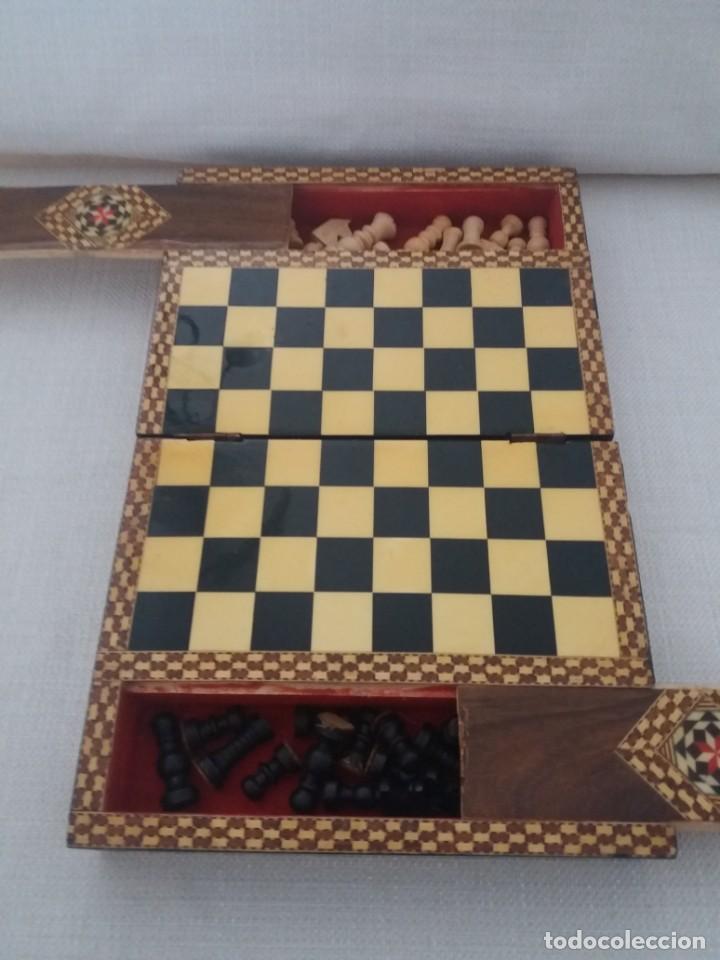 Juegos de mesa: CAJA MARQUETER&Iacute;A AJEDREZ MADERA - Foto 4