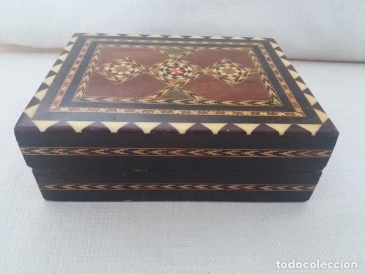 Juegos de mesa: CAJA MARQUETER&Iacute;A AJEDREZ MADERA - Foto 5