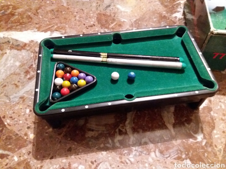 Juegos de mesa: Lote futbolin y billar mini - Foto 2