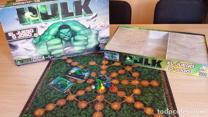 Juegos de mesa: Juego de mesa Hulk incompleto, para piezas - Foto 1