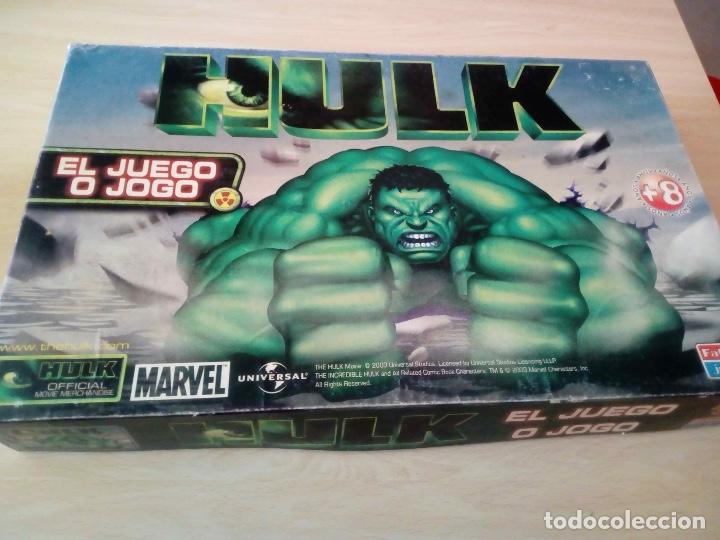 Juegos de mesa: Juego de mesa Hulk incompleto, para piezas - Foto 2