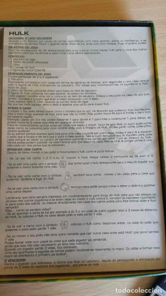Juegos de mesa: Juego de mesa Hulk incompleto, para piezas - Foto 14