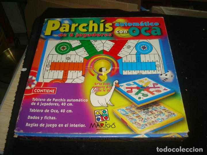 Juegos de mesa: PARCHIS AUTOMATICO MARIGO CON OCA EN CAJA LEER - Foto 6