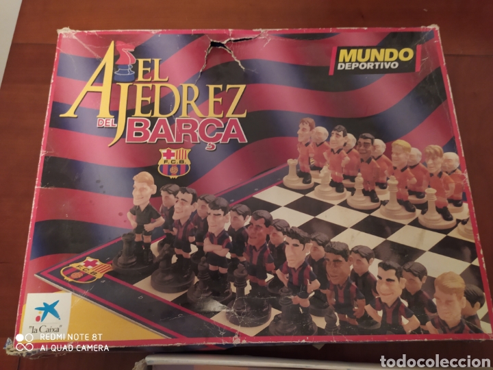 EL AJEDREZ DEL BARÇA Completo ( Fichas y Tablero ) Mundo Deportivo