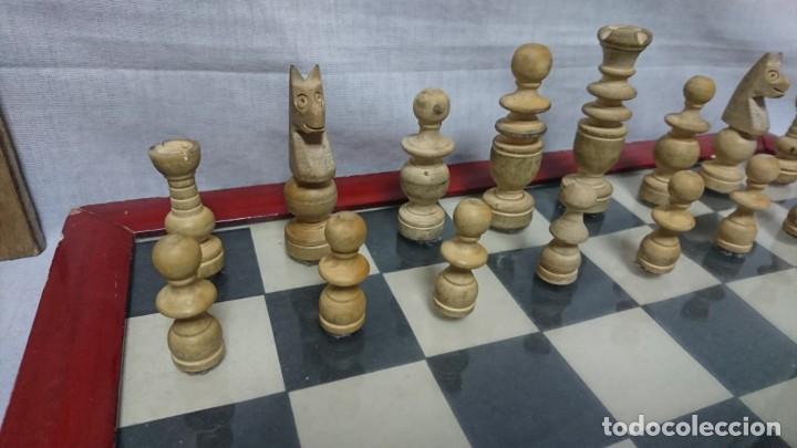 Juegos de mesa: AJEDREZ DE MADERA TORNEADA - Foto 3