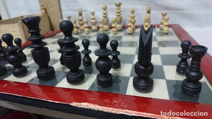 Juegos de mesa: AJEDREZ DE MADERA TORNEADA - Foto 5
