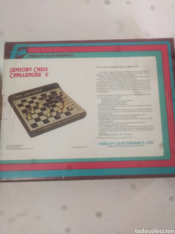 Juegos de mesa: sensory chess 6 CHALLENGER ajedrez - Foto 2