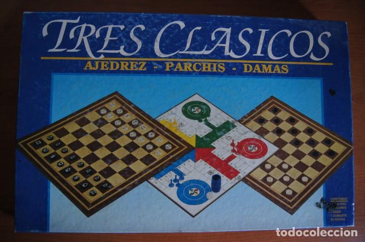 Juegos de mesa: Juego Tres cl&aacute;sicos precintado - Foto 1