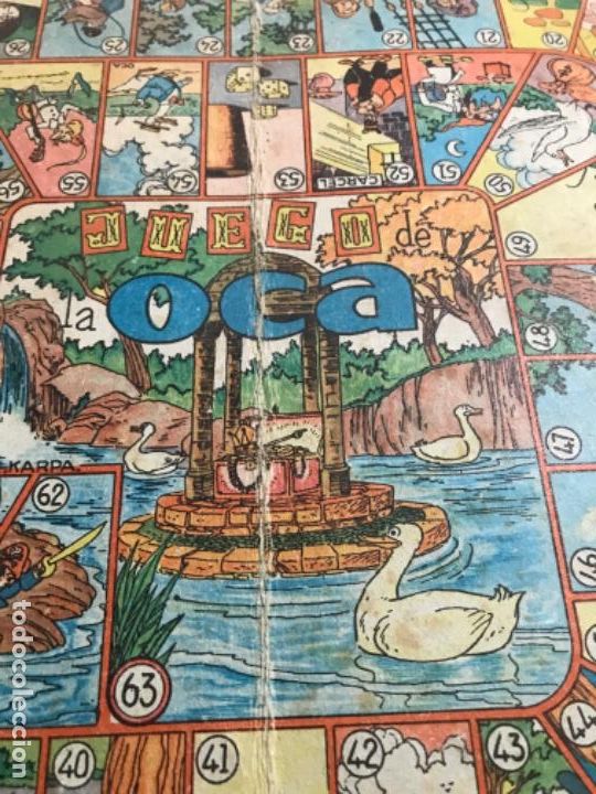 Juegos de mesa: La Oca, juego, a&ntilde;os 50-60 - Foto 2