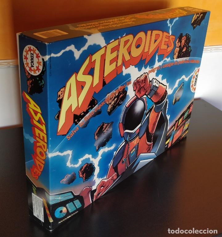Juegos de mesa: COMPLETO juego ASTEROIDES de EDUCA A&Ntilde;OS 90 - Foto 1