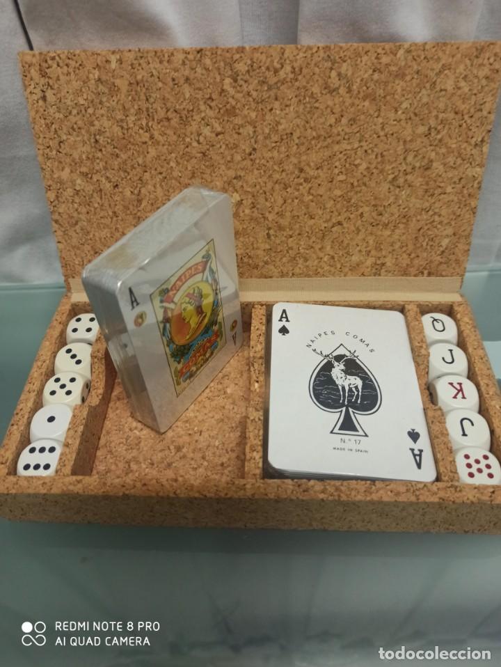 Juegos de mesa: CAJA CON CARTAS Y DADOS POKER - Foto 2