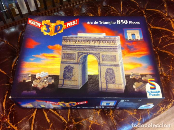 Juegos de mesa: JUEGO. PUZZLE 3D. ARC DE TRIOMPHE 850 PIECES. SCHMIDT PUZZLE. - Foto 1