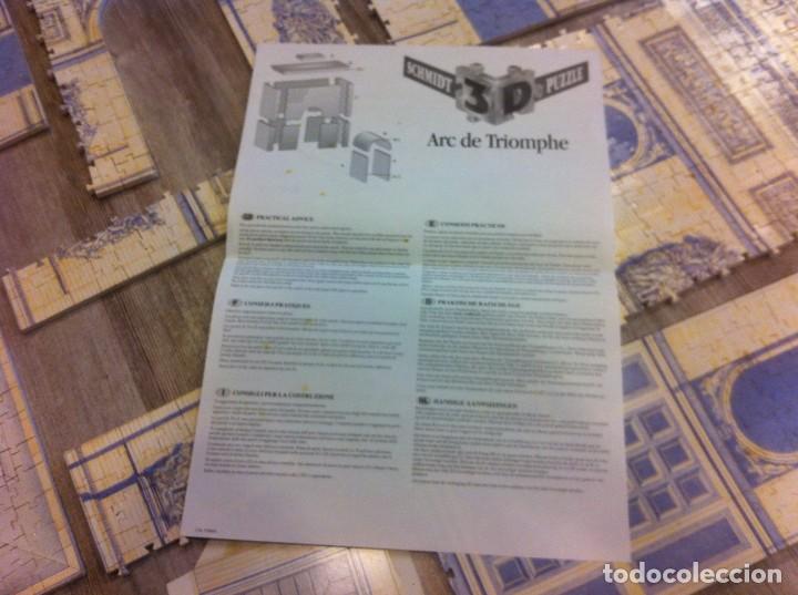 Juegos de mesa: JUEGO. PUZZLE 3D. ARC DE TRIOMPHE 850 PIECES. SCHMIDT PUZZLE. - Foto 6