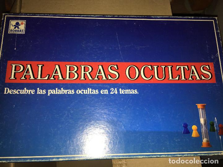 Juegos de mesa: PALABRAS OCULTAS - BORRAS - Foto 1