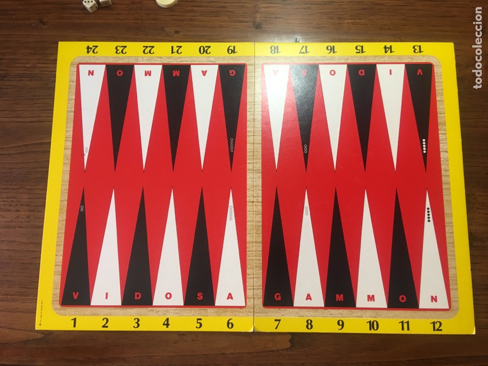 Juegos de mesa: JUEGO BACKGAMMON VIDOSA GAMMON 78 - Foto 3