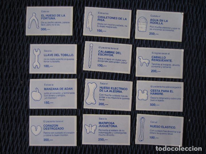 Juegos de mesa: Cartas Medico para Operacion de MB (version a&ntilde;o 2000) - Foto 4