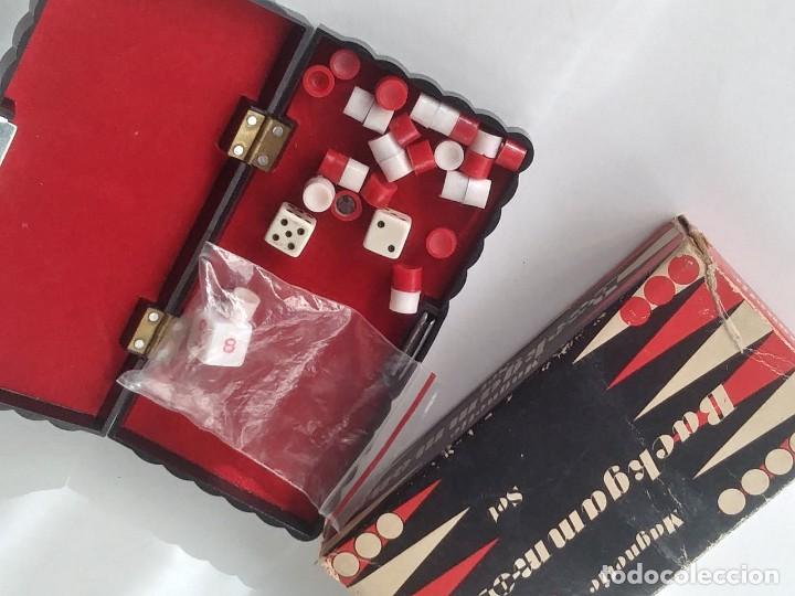 Juegos de mesa: BACKGAMMON MAGNETICO DE VIAJE - Foto 2