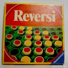 Juegos de mesa: REVERSI ORIGINAL DE RAVENSBURGER JUEGO COMPLETO AÑO 1976 INSTRUCCIONES ALEMAN ITALIANO INGLES Y 2 +. Lote 210196725