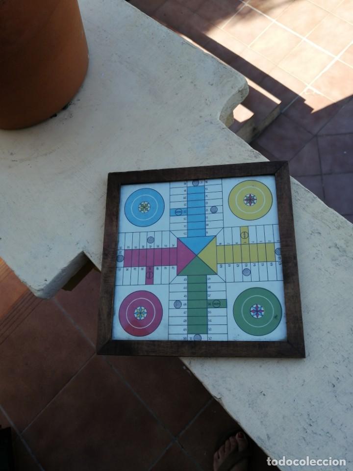 Juegos de mesa: Antiguo tablero parchis 20x20cm - Foto 2