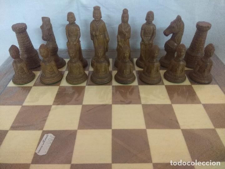 Juegos de mesa: PRECIOSO AJEDREZ MEDIAVAL. - Foto 7