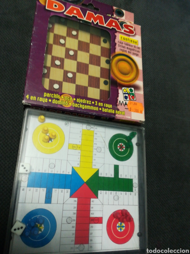 Juegos de mesa: Dos juegos magn&eacute;ticos antiguos. - Foto 1