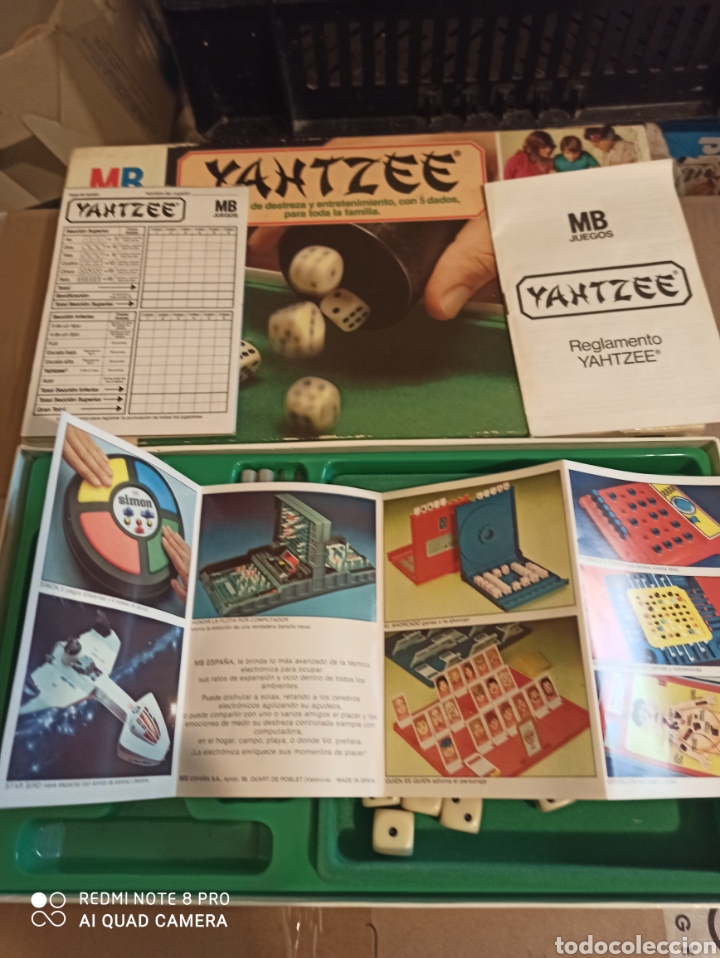 Juegos de mesa: JUEGOS: YAHTZEEDE MB ANTIGUO - Foto 2