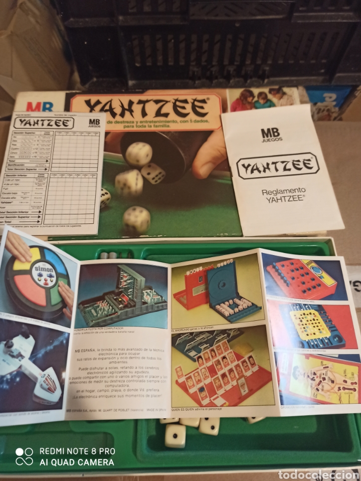Juegos de mesa: JUEGOS: YAHTZEEDE MB ANTIGUO - Foto 1