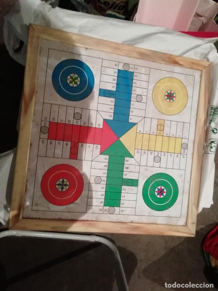 Juegos de mesa: ANTIGUO TABLERO DE PARCH&Iacute;S - JUEGO DE MESA. - Foto 1
