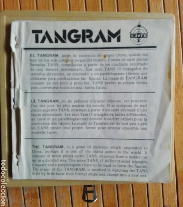 Juegos de mesa: Juego de Mesa/Puzzle TANGRAM Cayro - Foto 4