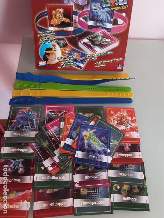 Juegos de mesa: JUEGO INVIZIMALS 42 CARTAS CARD - Foto 2
