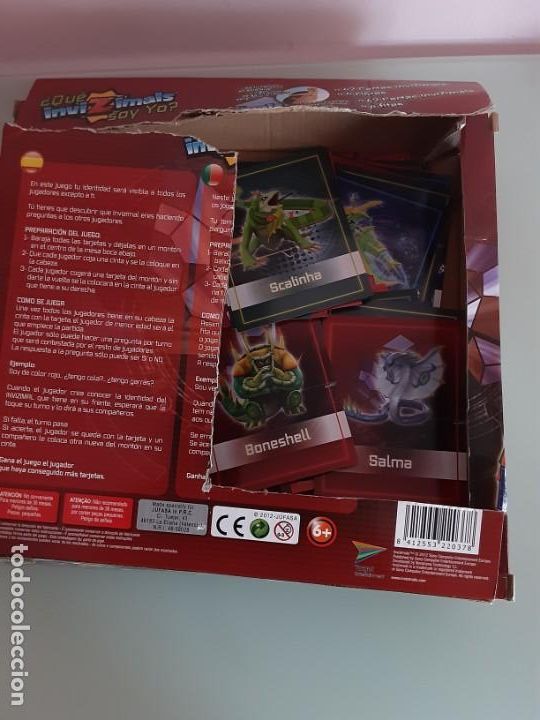 Juegos de mesa: JUEGO INVIZIMALS 42 CARTAS CARD - Foto 4