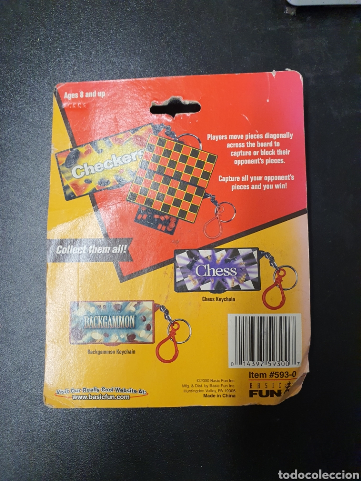 Juegos de mesa: JUEGO DAMAS EN LLAVERO A&Ntilde;O 2000 - Foto 2