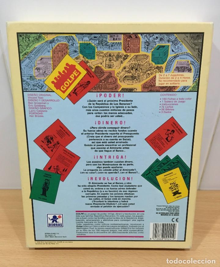 Juegos de mesa: JUEGO DE MESA DE BORR&Aacute;S - GOLPE (1992) - INTRIGA, PODER Y REVOLUCI&Oacute;N - VERSI&Oacute;N CASTELLANA DEL JUNTA - Foto 8