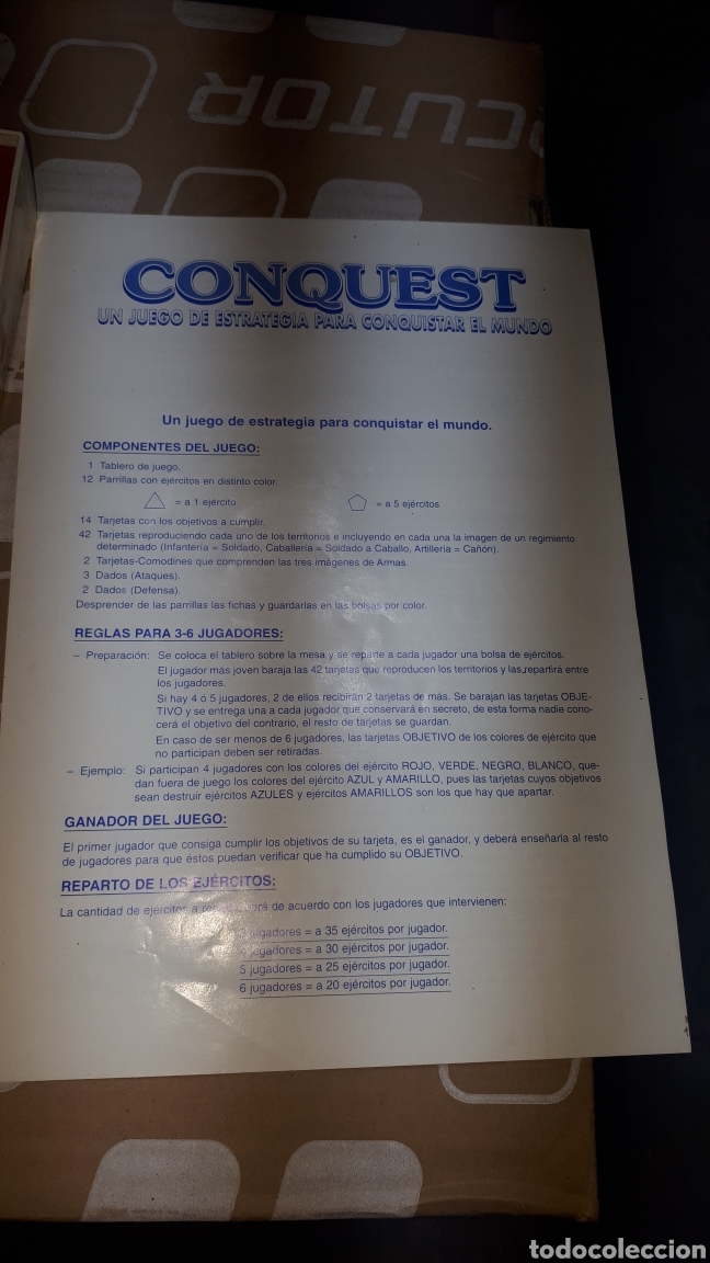 Juegos de mesa: JUEGO CONQUEST LEER DESCRIPCION - Foto 3
