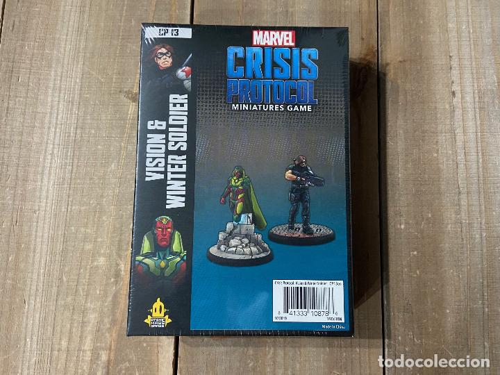 Juegos de mesa: MARVEL CRISIS PROTOCOL - VISION & WINTER SOLDIER - Edicion en ingles - Atomic Mass Games - Foto 1